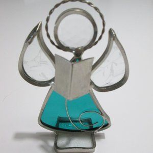 Stained Glass Suncatcher CHOIR ANGEL Figurine (GWBB)